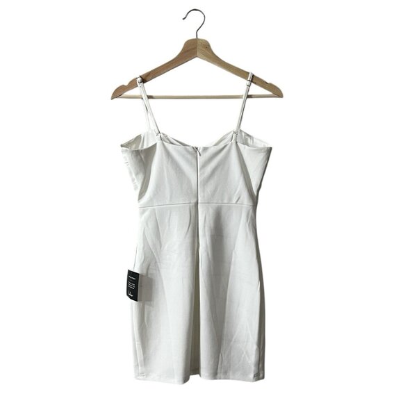 LULUS Twisting the Night Away Mini Bodycon Dress Size Small Sweetheart Cut Out - Picture 4 of 11